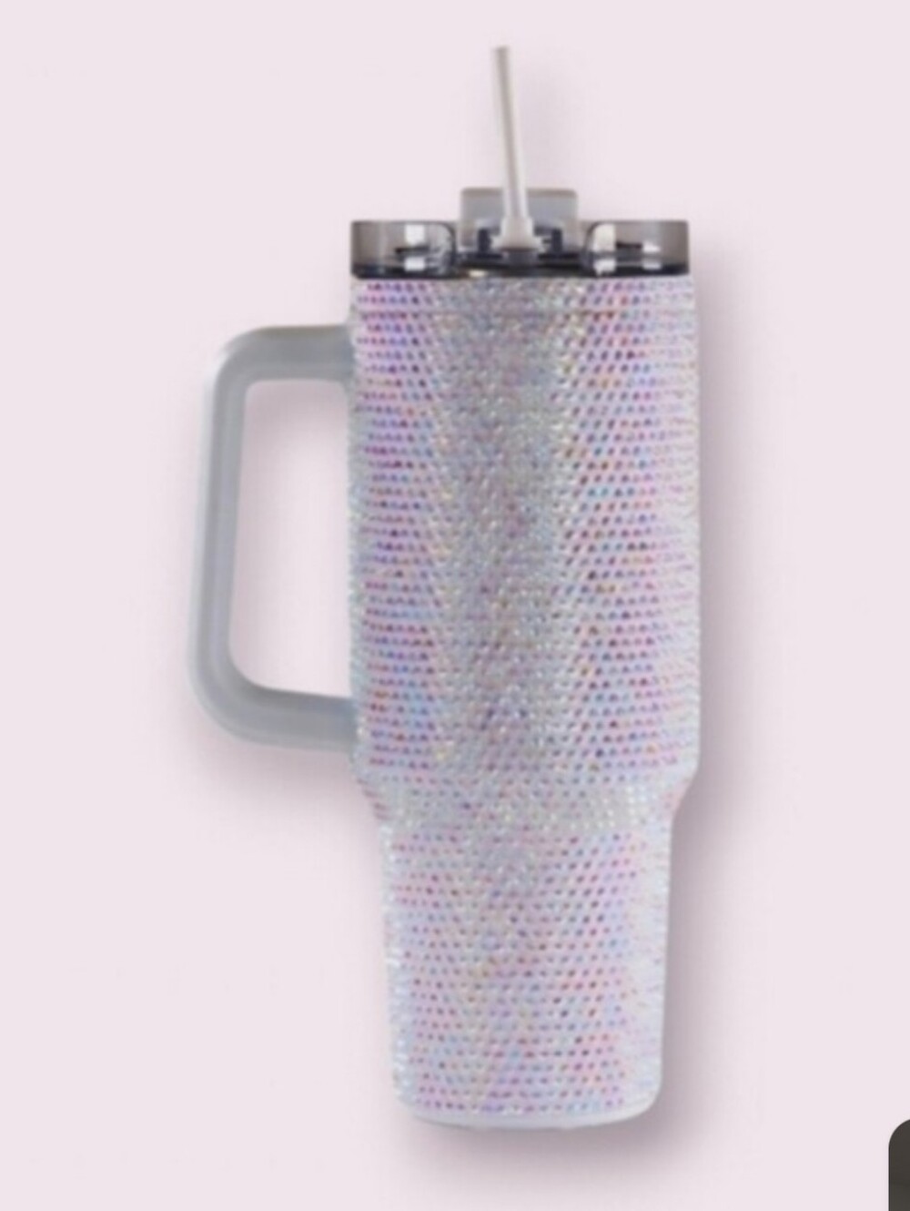 Simply Southern 40 Oz Rhinestone Iridescent Tumbler, NWT
